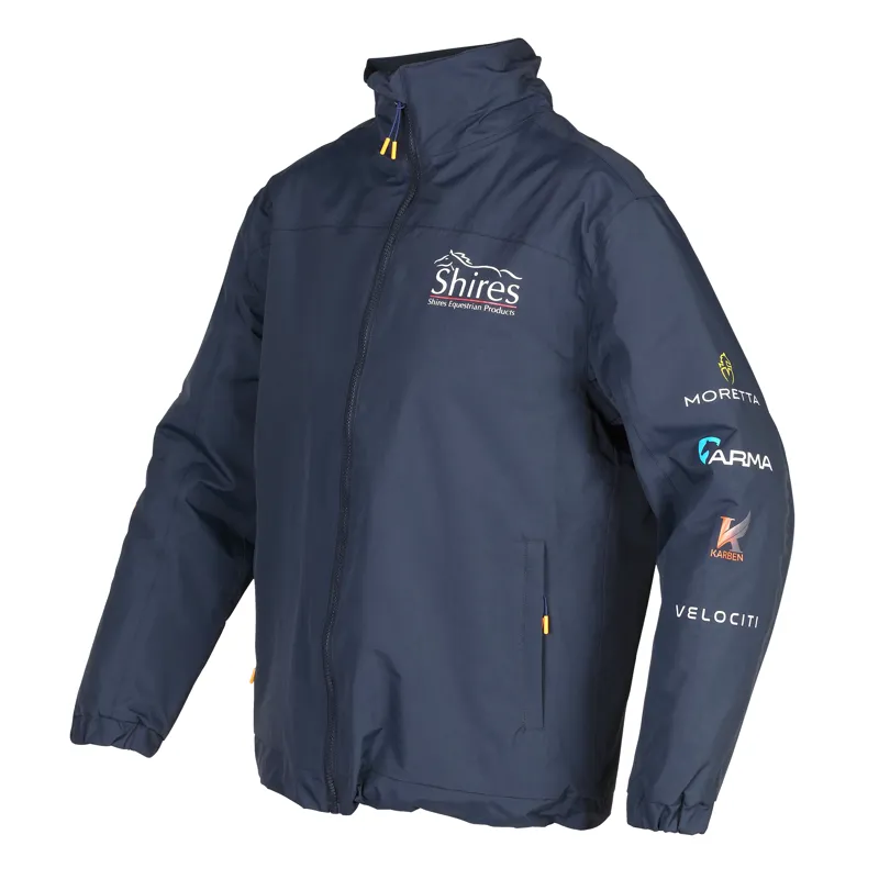 Shires Aubrion Branded Waterproof Unisex Jacket - Navy